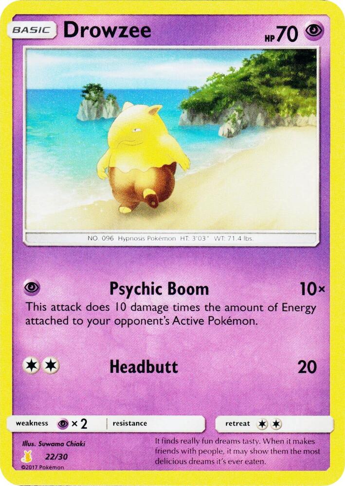 Drowzee - SM Trainer Kit: Lycanroc & Alolan Raichu
