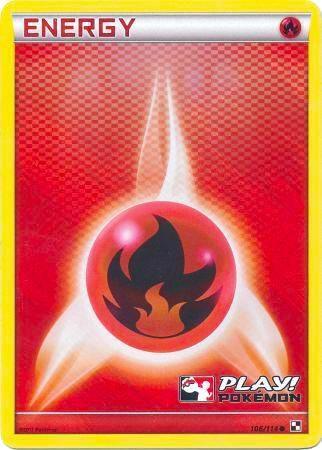 Fire Energy - 106/114 (Play! Pokemon) - League & Championship Cards
