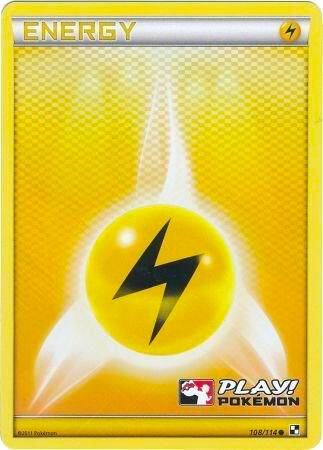 Lightning Energy - 108/114 (Play! Pokemon) - League & Championship Cards
