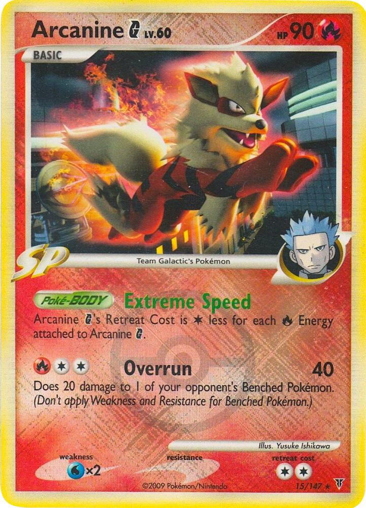Arcanine G - 15/147 (League Promo) - League & Championship Cards