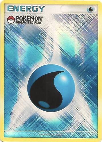 Water Energy (2009 Unnumbered POP Promo) - League & Championship Cards