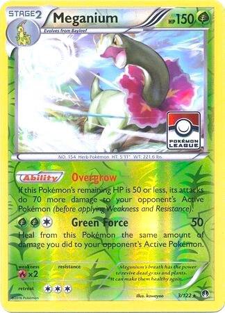 Meganium - 3/122 (Pokemon League) - League & Championship Cards