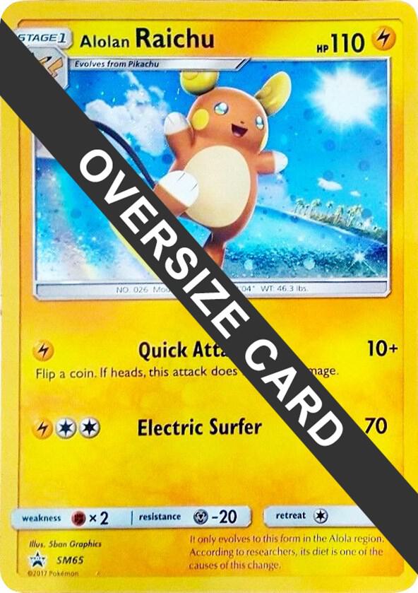 Alolan Raichu - SM65 - Jumbo Cards