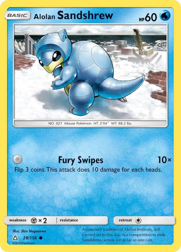 Alolan Sandshrew - SM - Ultra Prism