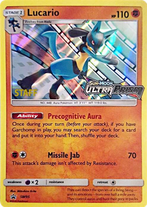 Lucario (Prerelease) [Staff]
