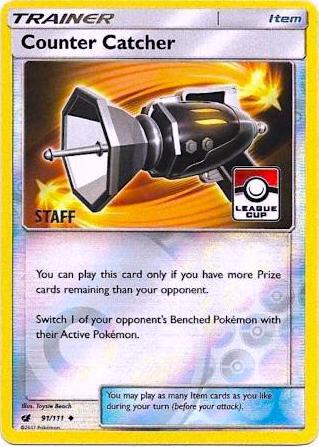 Counter Catcher - 91/111 (League Cup) [Staff] - League & Championship Cards