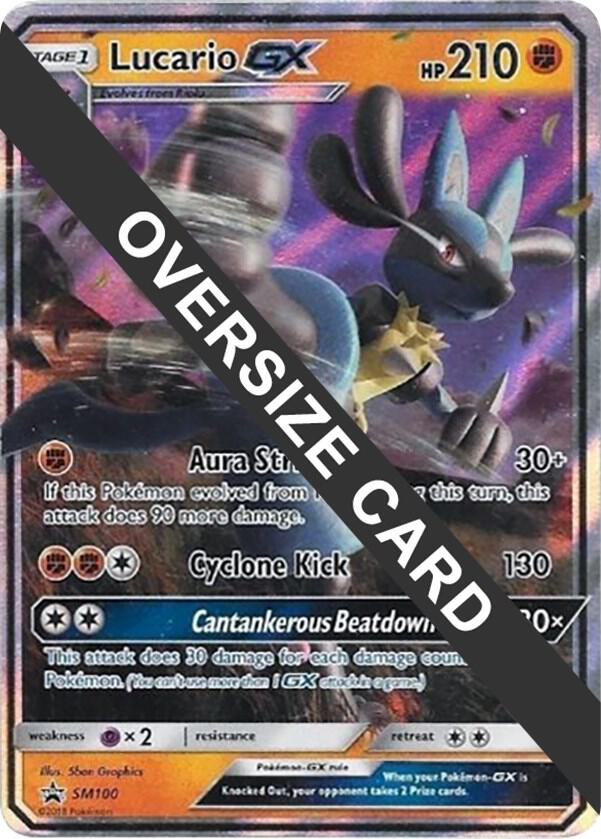 Lucario GX - SM100 - Jumbo Cards