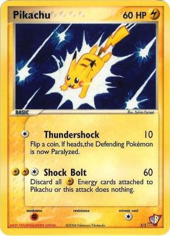 Pikachu - 5/5 - Kids WB Promos