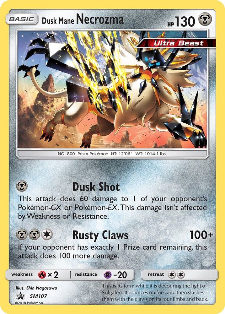 Dusk Mane Necrozma - SM107 - SM Promos