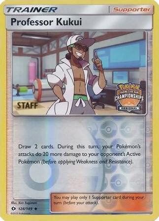 Professor Kukui - 128/149 (Regional Championships) [Staff] - League & Championship Cards