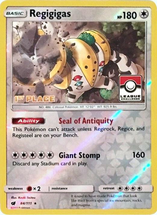 Regigigas (League Challenge) [1st Place]