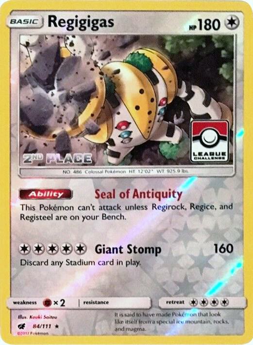 Regigigas (League Challenge) [2nd Place]