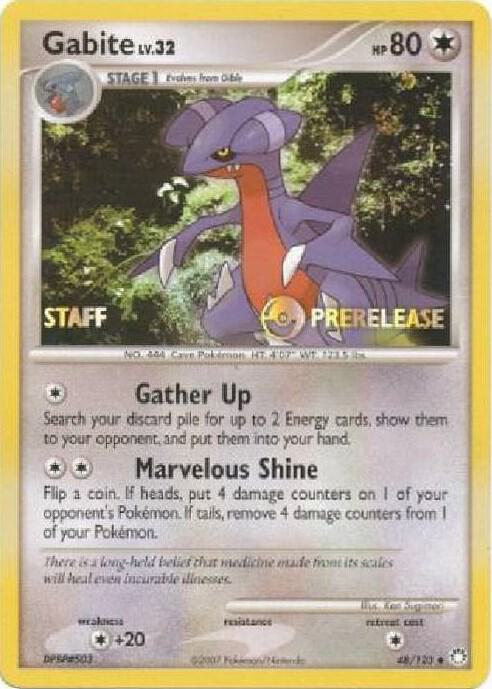 Gabite (Prerelease) [Staff]