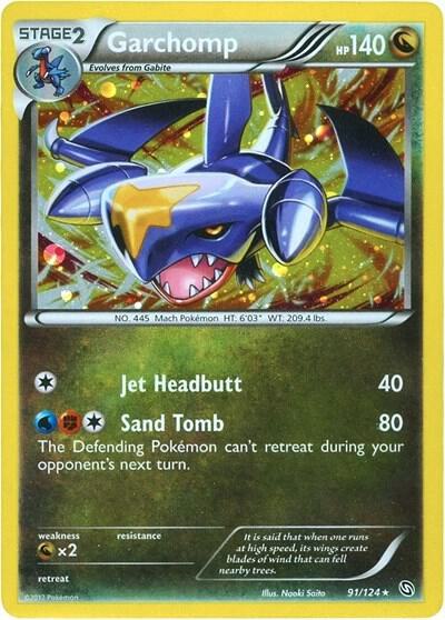 Garchomp - 91/124 (Cosmos Holo) - Blister Exclusives
