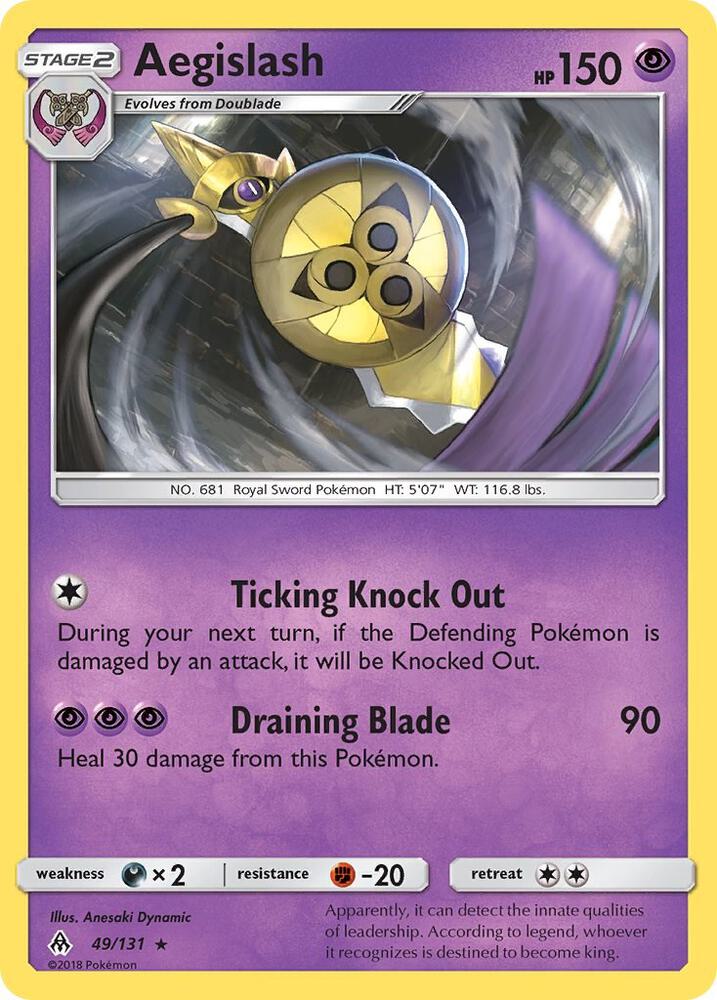 Aegislash - SM - Forbidden Light