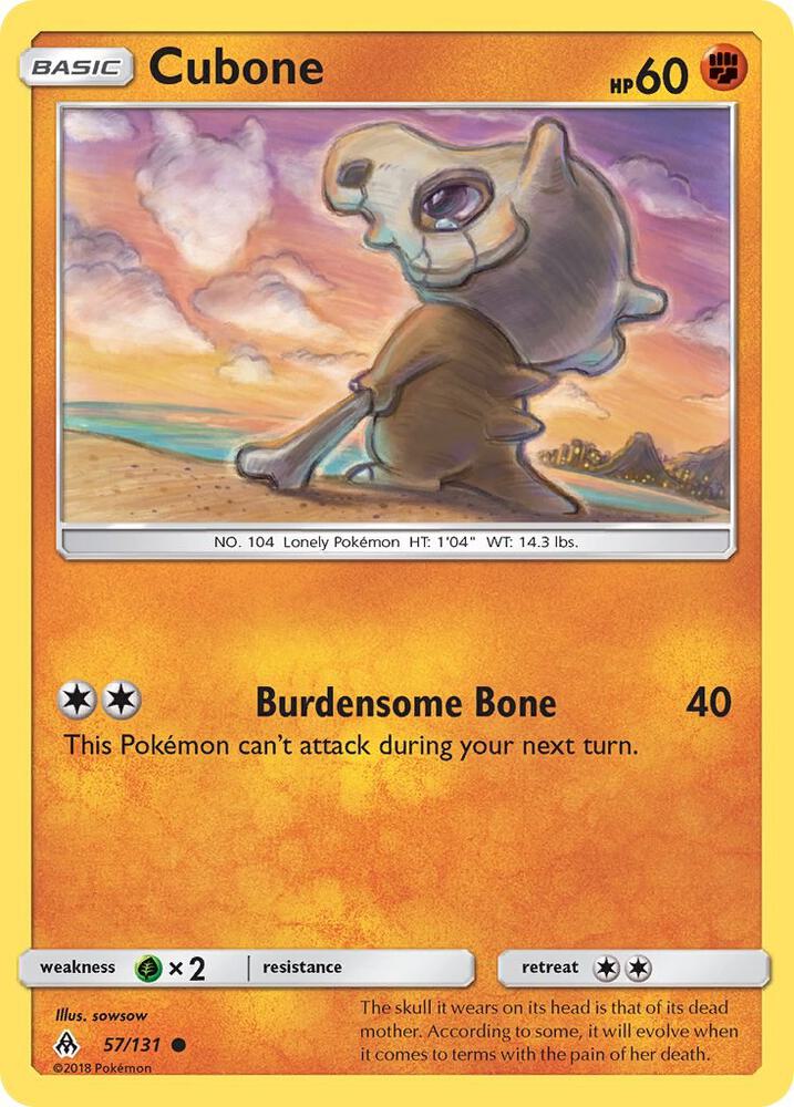 Cubone - SM - Forbidden Light