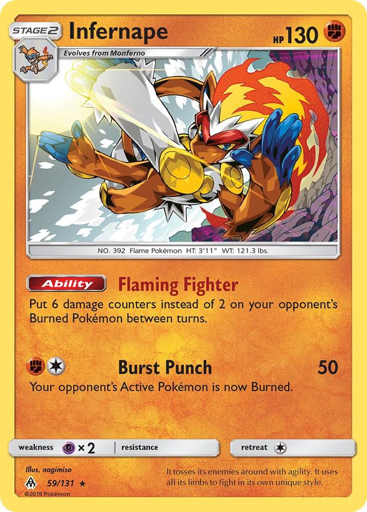 Infernape - SM - Forbidden Light