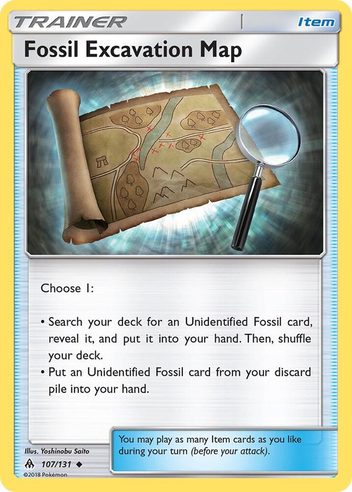 Fossil Excavation Map - SM - Forbidden Light