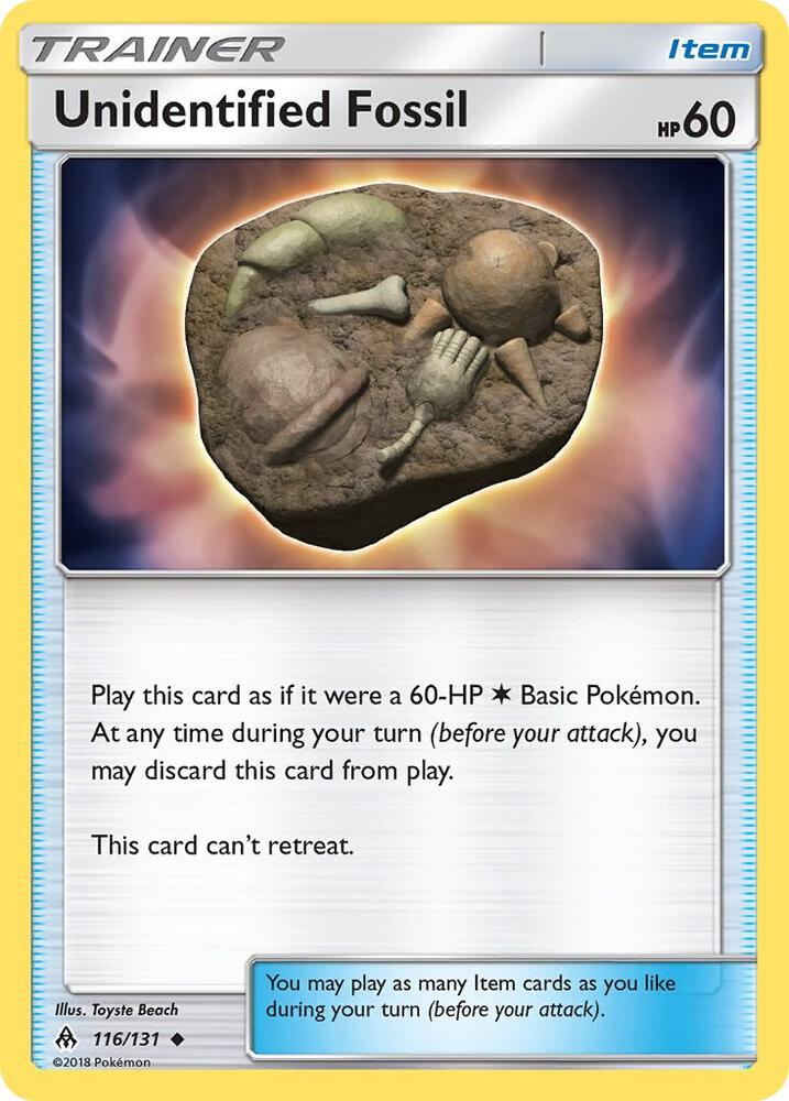 Unidentified Fossil - SM - Forbidden Light