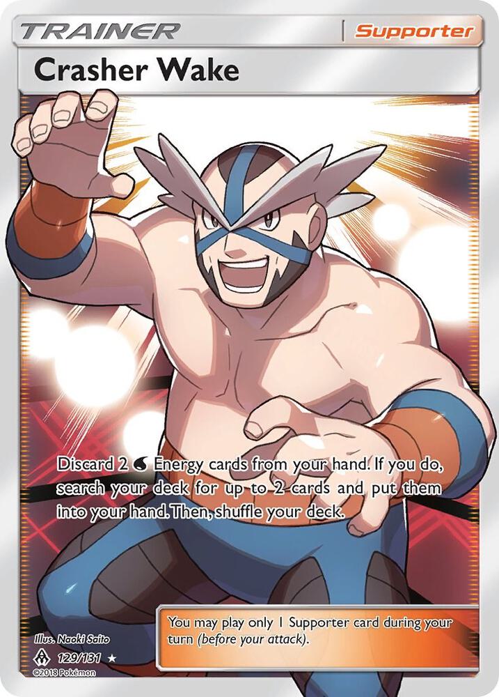 Crasher Wake (Full Art) - SM - Forbidden Light