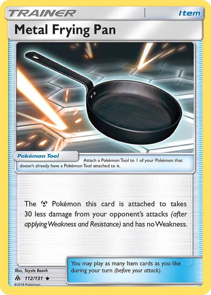 Metal Frying Pan - SM - Forbidden Light