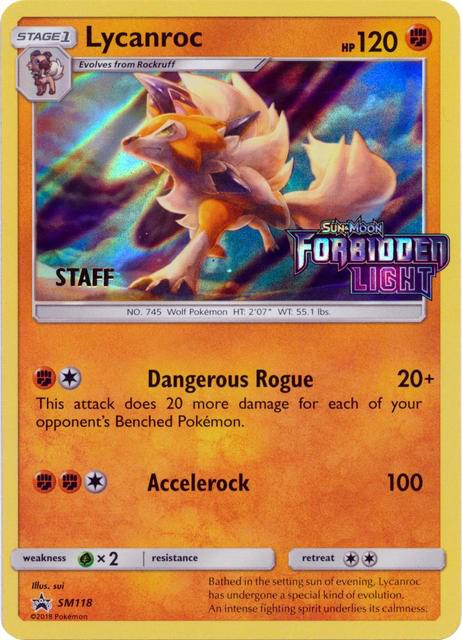 Lycanroc (Prerelease) [Staff]