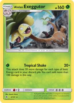Alolan Exeggutor - 2/131 (SM Forbidden Light) - Deck Exclusives