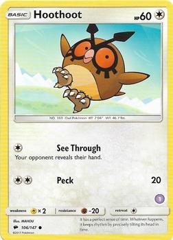 Hoothoot - SM Trainer Kit: Alolan Sandslash & Alolan Ninetales