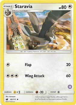 Staravia - SM Trainer Kit: Alolan Sandslash & Alolan Ninetales