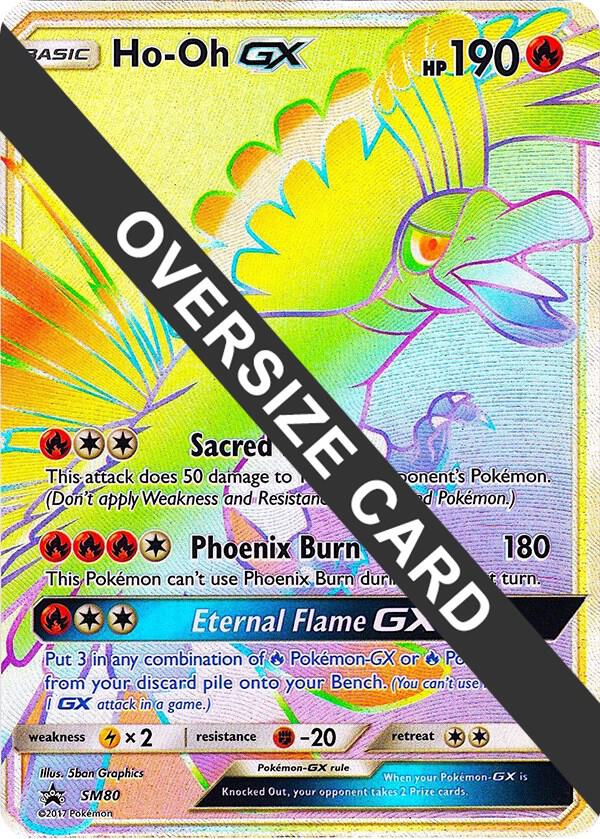 Ho-Oh GX - SM80 (SM Black Star Promo) - Jumbo Cards