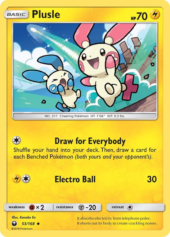 Plusle - SM - Celestial Storm