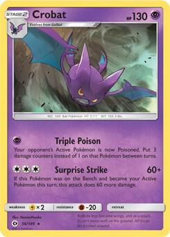 Crobat - 56/149 (Cosmos Holo) - Blister Exclusives