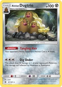 Alolan Dugtrio (Cosmos Holo)