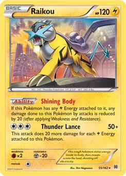 Raikou - 55/162 (Cosmos Holo) - Blister Exclusives