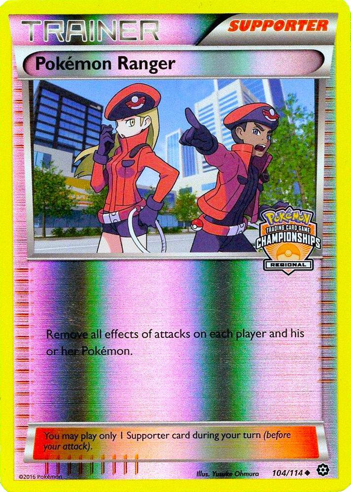 Pokemon Ranger - 104/114 (Regional Championships) - League & Championship Cards