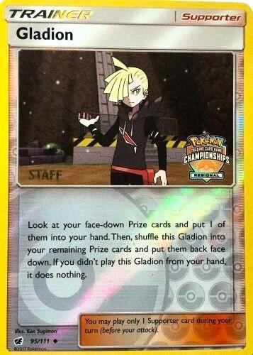 Gladion - 95/111 (Regional Championships) [Staff] - League & Championship Cards
