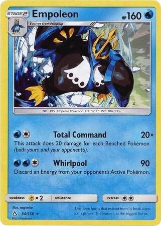 Empoleon - 34/156 (Cracked Ice Holo) - Deck Exclusives