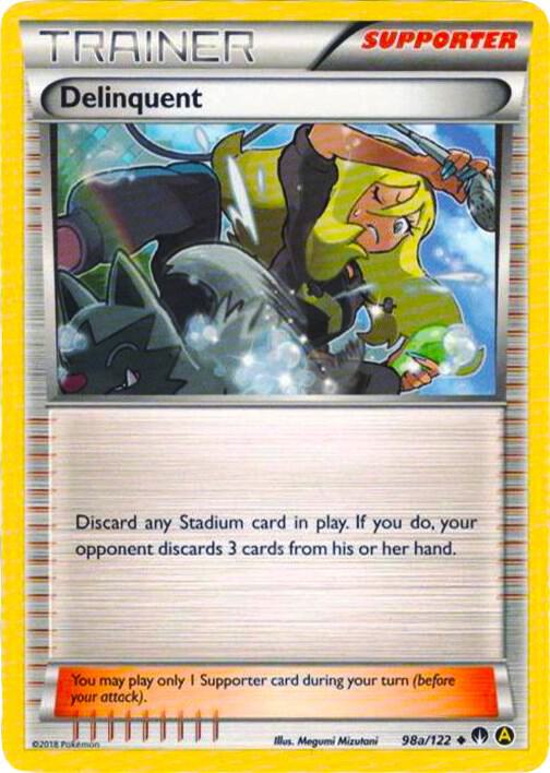 Delinquent - 98a/122 - Alternate Art Promos