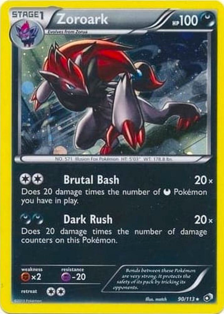 Zoroark - 90/113 (Cosmos Holo) - Blister Exclusives