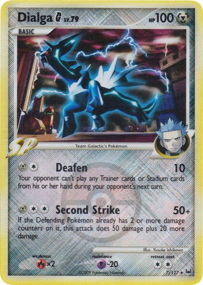 Dialga G - 7/127 (League Promo) - League & Championship Cards
