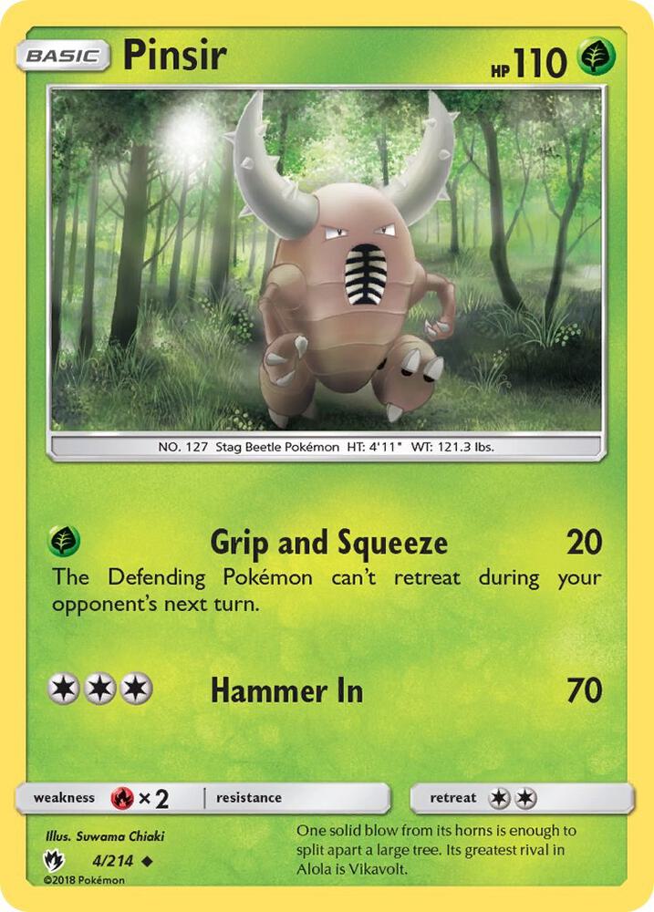 Pinsir - SM - Lost Thunder