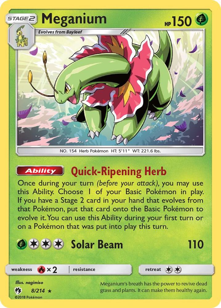 Meganium - SM - Lost Thunder