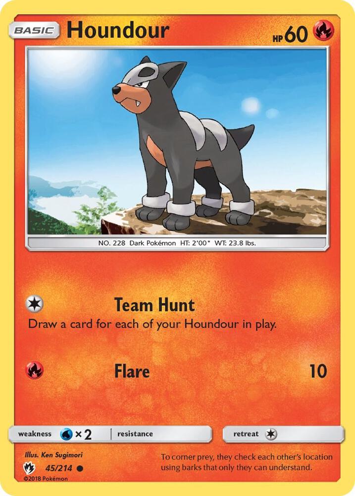 Houndour - SM - Lost Thunder