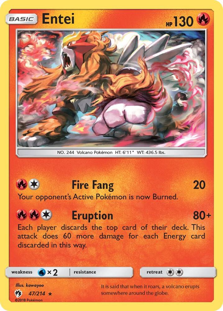Entei - SM - Lost Thunder