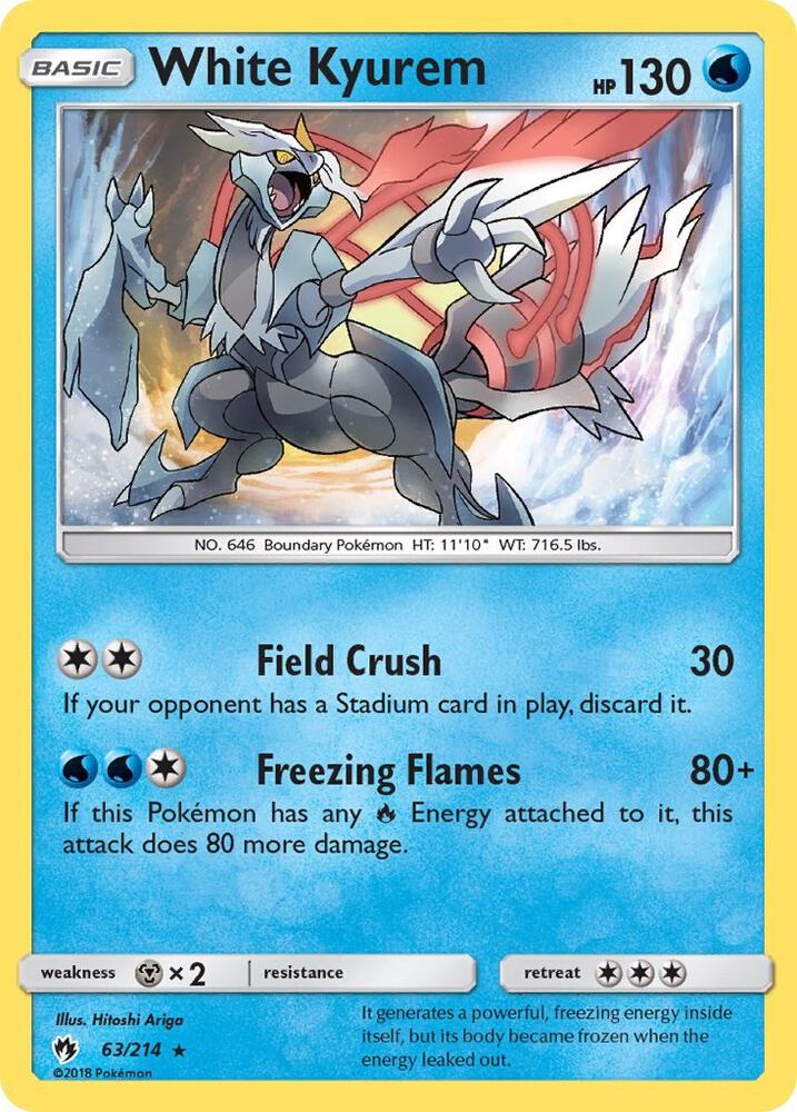 White Kyurem - SM - Lost Thunder