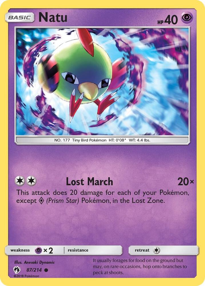 Natu - SM - Lost Thunder