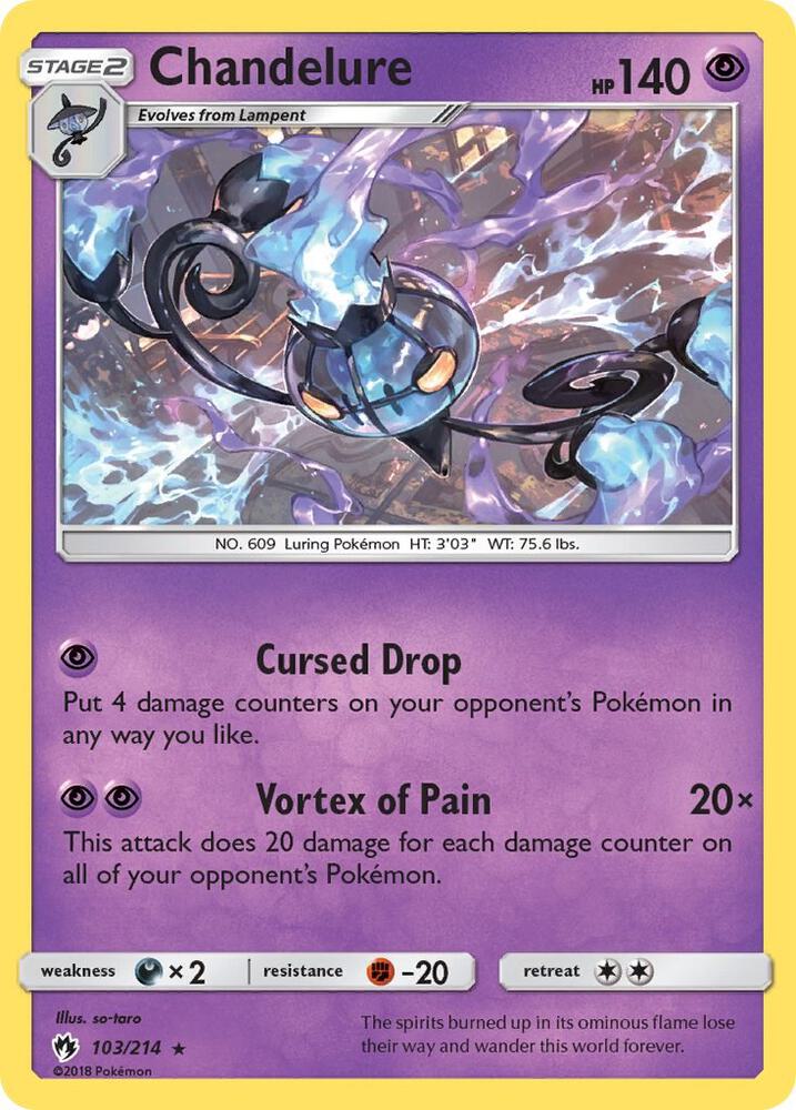 Chandelure - SM - Lost Thunder