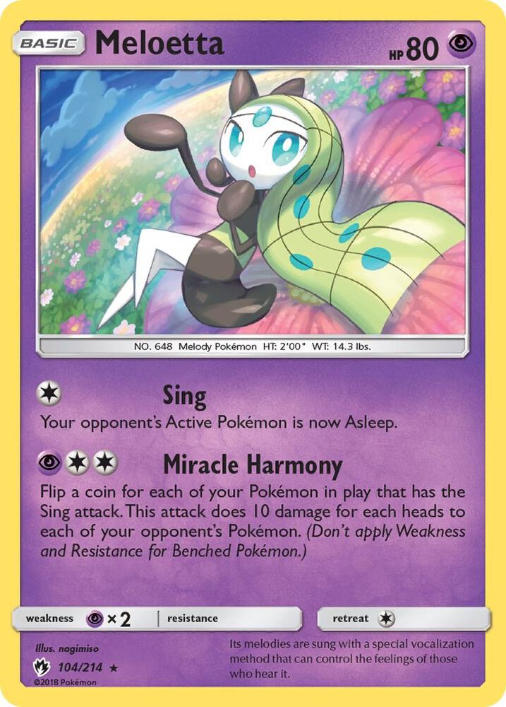 Meloetta - SM - Lost Thunder