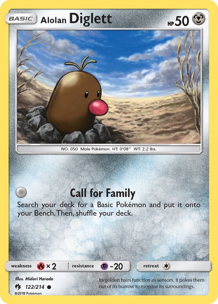 Alolan Diglett - SM - Lost Thunder