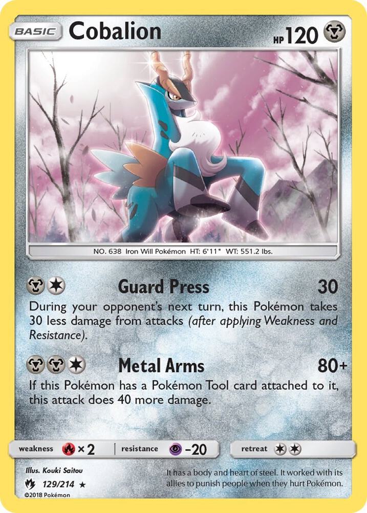 Cobalion - SM - Lost Thunder